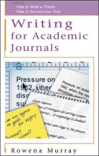 Writing for Academic Journals (Study Skills S)
