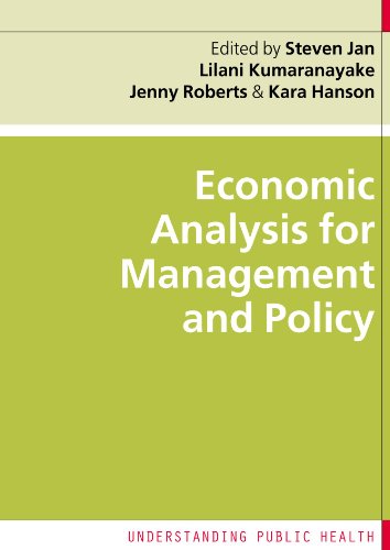 Economic Analysis for Management and Policy (Understanding Public Health)