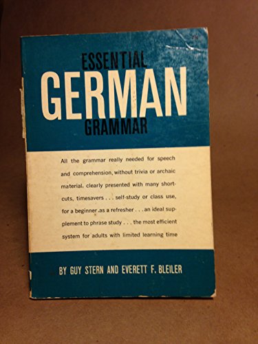 Essential German Grammar (Teach Yourself)