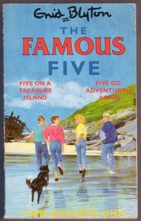 The Famouse Five Five on a Treasure Island.. Five go Adventuring Again Two Books in One.
