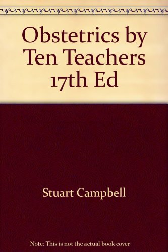 Obstetrics by Ten Teachers 17th Ed