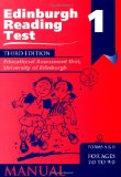 Edinburgh Reading Test (ERT) 1 Manual: A Series of Diagnostic Teaching AIDS (Edinburgh Reading Tests)
