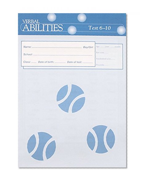 Verbal Abilities Test 6-10 Pk10: Test 6-10 (Verbal Abilities Tests)