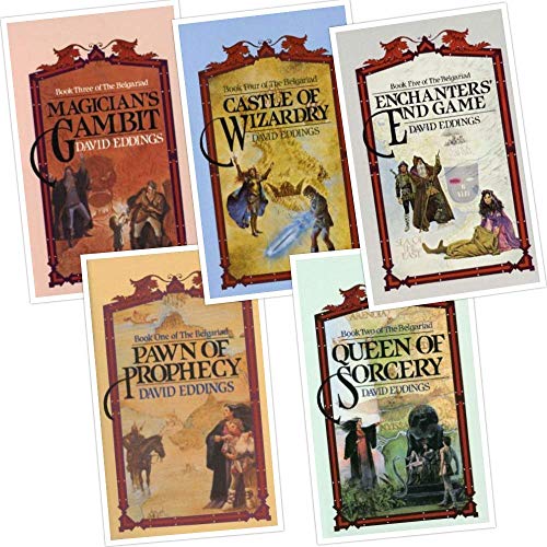 Book Cover The Belgariad Set, Books 1-5: Pawn of Prophecy, Queen of Sorcery, Magician's Gambit, Castle of Wizardry, & Enchanter's End Game