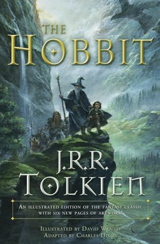 Book Cover The Hobbit (Graphic Novel) with a subtitle of An illustrated edition of the fantasy classic