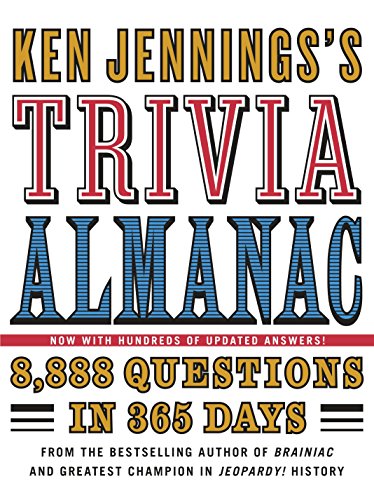 Book Cover Ken Jennings's Trivia Almanac: 8,888 Questions in 365 Days
