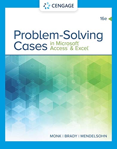 Book Cover Problem Solving Cases In Microsoft Access & Excel