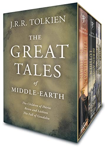 Book Cover The Great Tales of Middle-earth: Children of HÃºrin, Beren and LÃºthien, and The Fall of Gondolin