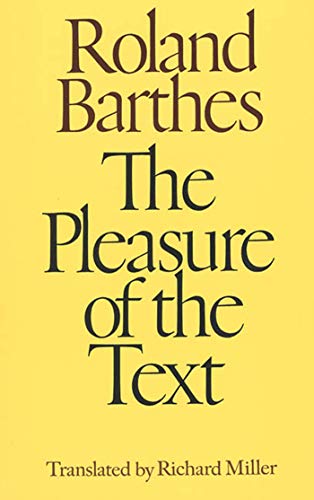 Book Cover The Pleasure of the Text