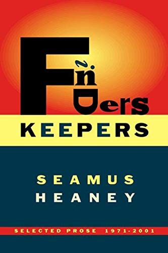 Book Cover Finders Keepers: Selected Prose 1971-2001