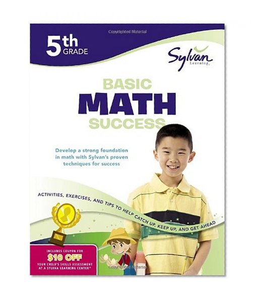 Book Cover Fifth Grade Basic Math Success (Sylvan Workbooks) (Sylvan Math Workbooks)
