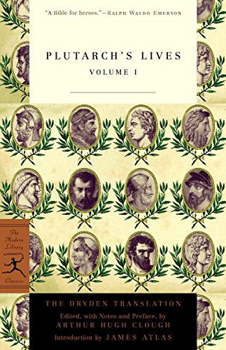 Book Cover Plutarch's Lives Volume 1 (Modern Library Classics)