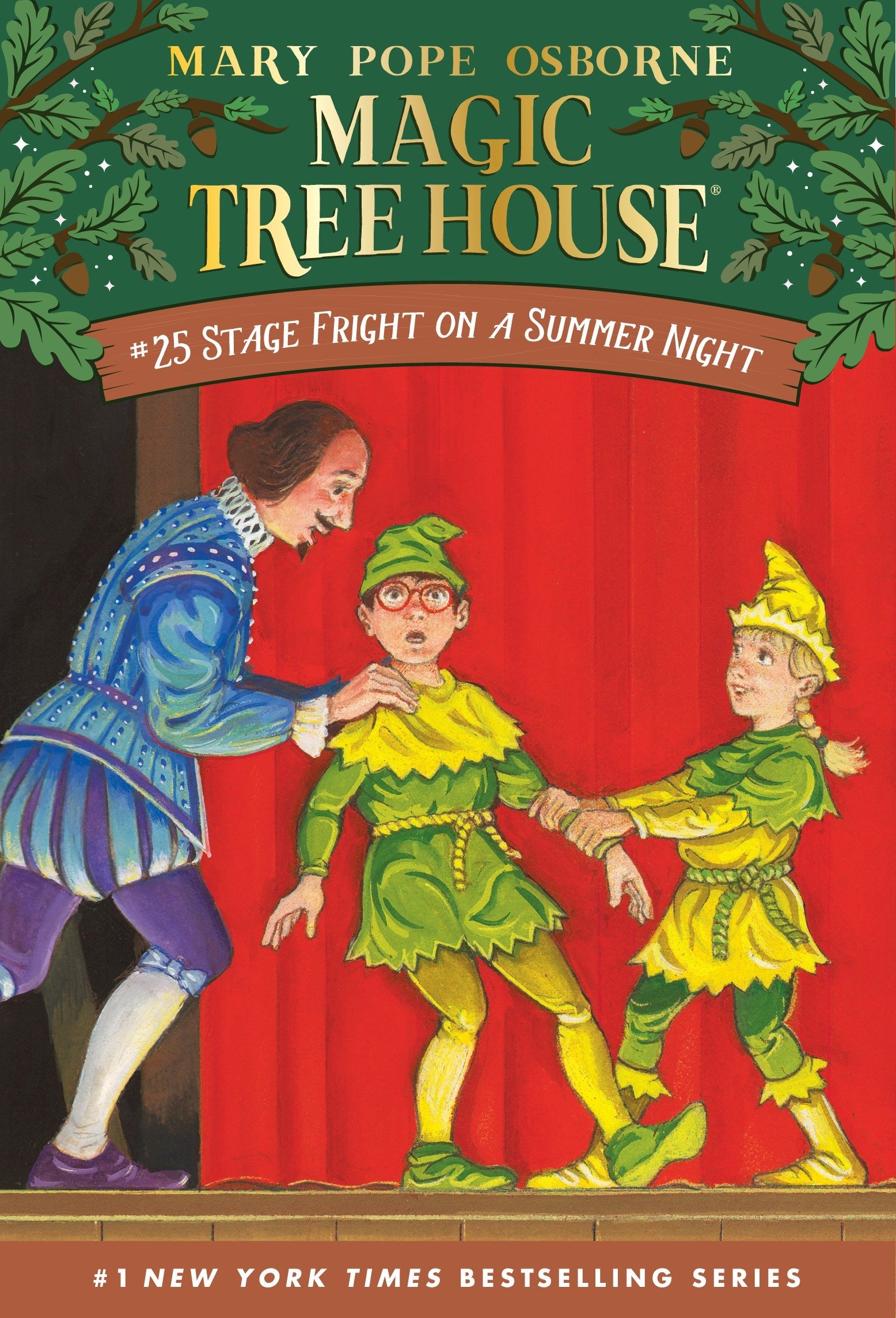 Book Cover Stage Fright on a Summer Night (Magic Tree House #25)