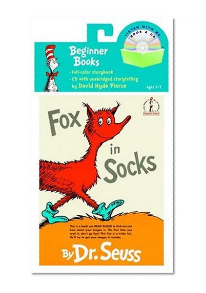 Book Cover Fox in Socks Book & CD (Dr. Seuss: Beginner Books)