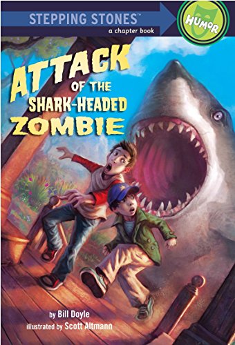 Book Cover Attack of the Shark-Headed Zombie (A Stepping Stone Book(TM))