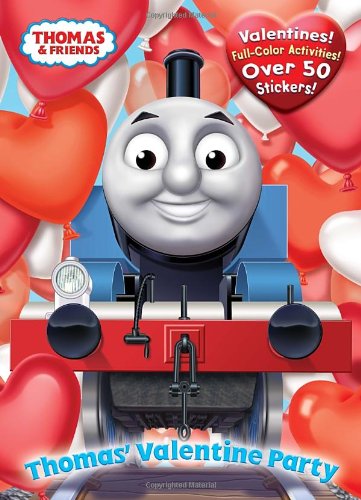 Book Cover Thomas' Valentine Party (Thomas & Friends) (Full-Color Activity Book with Stickers)