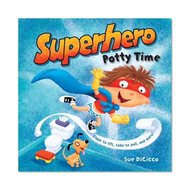 Book Cover Superhero Potty Time