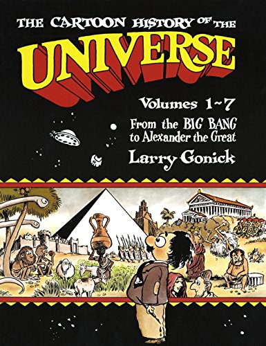 Book Cover Cartoon History of the Universe Volumes 1-7