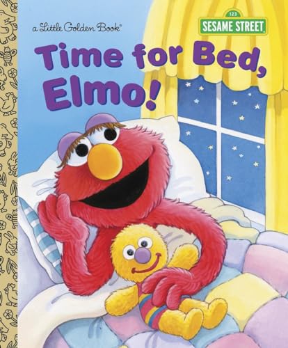 Book Cover Time for Bed, Elmo! (Sesame Street) (Little Golden Book)