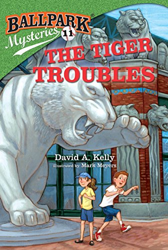 Book Cover Ballpark Mysteries #11: The Tiger Troubles