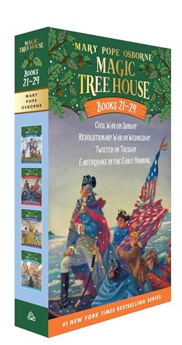 Book Cover Magic Tree House Books 21-24 Boxed Set: American History Quartet (Magic Tree House (R))