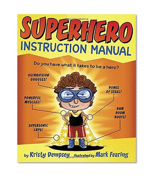 Book Cover Superhero Instruction Manual