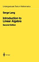 Book Cover Introduction to Linear Algebra (Undergraduate Texts in Mathematics) 2nd edition
