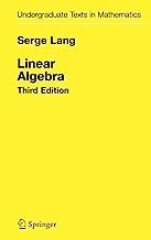 Book Cover Linear Algebra (Undergraduate Texts in Mathematics)