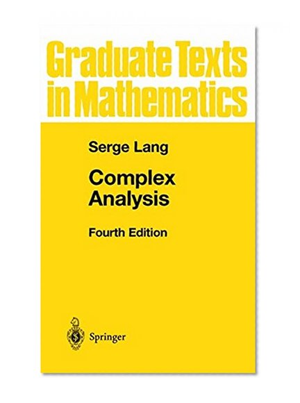 Book Cover Complex Analysis (Graduate Texts in Mathematics)