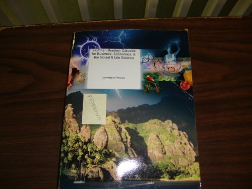 Calculus for Business, Economics, & the Social & Life Science