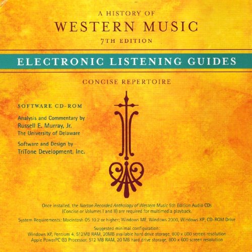 Electronic Listening Guides: Concise Repertoire: for A History of Western Music, Seventh Edition