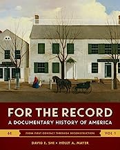 Book Cover For the Record: A Documentary History of America (Sixth Edition)  (Vol. 1)