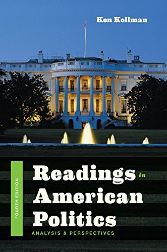 Book Cover Readings in American Politics: Analysis and Perspectives (Fourth Edition)