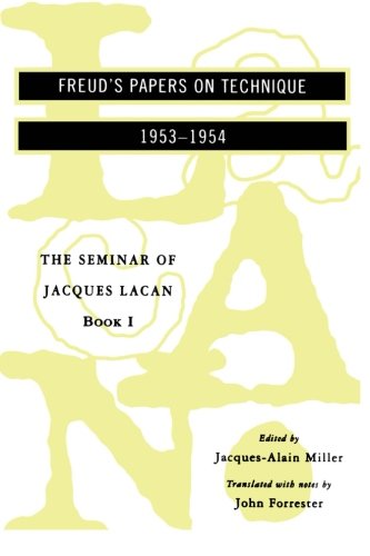 Book Cover The Seminar of Jacques Lacan: Book 1, Freud's Papers on Technique, 1953-1954 (Seminar of Jacques Lacan (Paperback))
