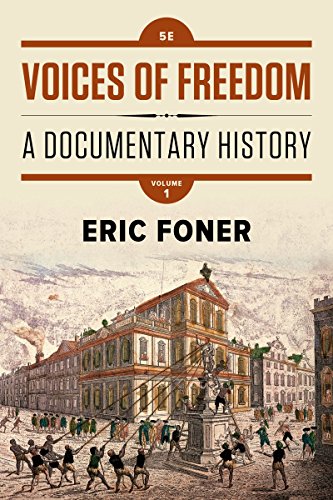 Book Cover Voices of Freedom: A Documentary History (Volume 1)