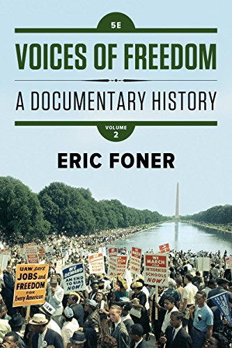 Book Cover Voices of Freedom: A Documentary History (Volume 2)
