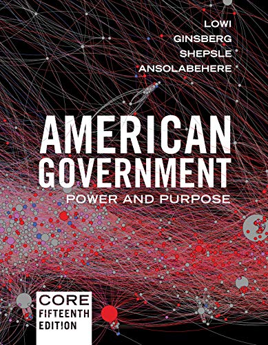 Book Cover American Government: Power and Purpose