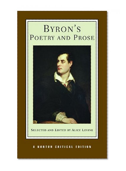 Book Cover Byron's Poetry and Prose (Norton Critical Edition)