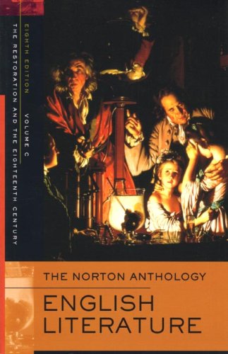 Book Cover The Norton Anthology of English Literature, Volume C: The Restoration and the Eighteenth Century