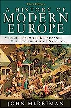 Book Cover A History of Modern Europe: From the Renaissance to the Age of Napoleon (Third Edition)  (Vol. 1)