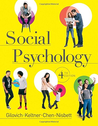 Book Cover Social Psychology (Fourth Edition)
