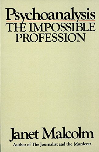 Book Cover Psychoanalysis: The Impossible Profession