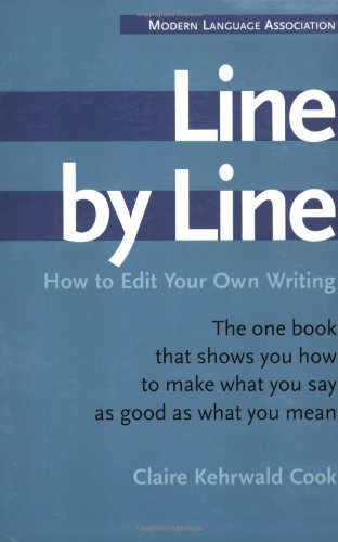 Book Cover Line by Line: How to Edit Your Own Writing