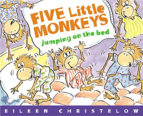 Book Cover Five Little Monkeys Jumping on the Bed (A Five Little Monkeys Story)