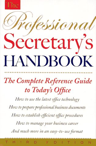 Book Cover The Professional Secretary's Handbook