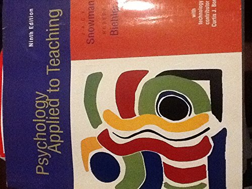 Psychology Applied To Teaching, Ninth Edition