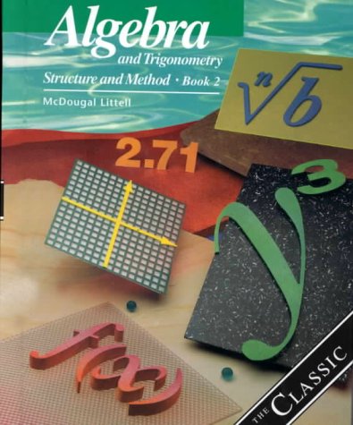 Book Cover Algebra and Trigonometry: Structure and Method, Book 2