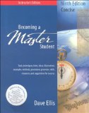 Becoming a Master Student, Concise 9th Edition, Instructors Edition