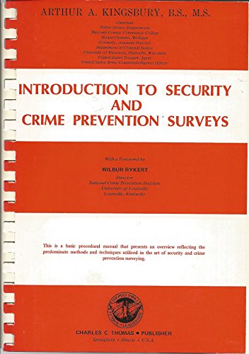 Introduction to Security and Crime Prevention Surveys