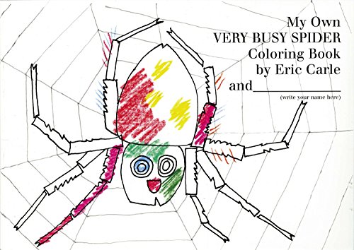 Book Cover My Own Very Busy Spider Coloring Book